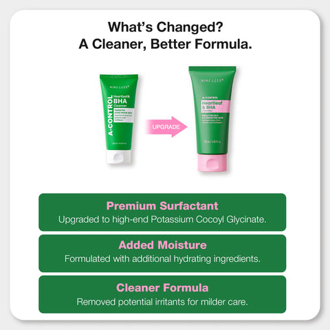 A-Control Heartleaf & BHA Foam Cleanser - 120ml