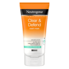 neutrogena clear & defend wash mask