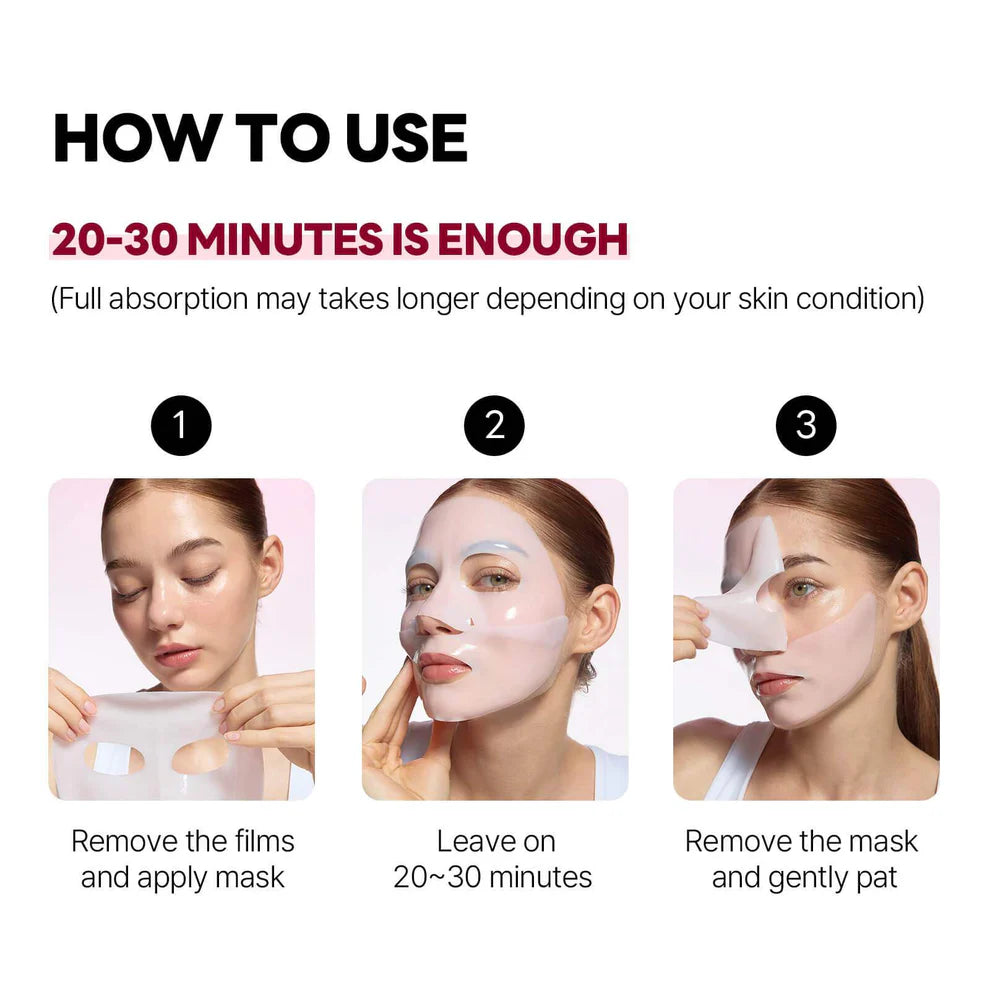 Camellia Deep Collagen Firming Gel Mask - 34g x 4 Sheets