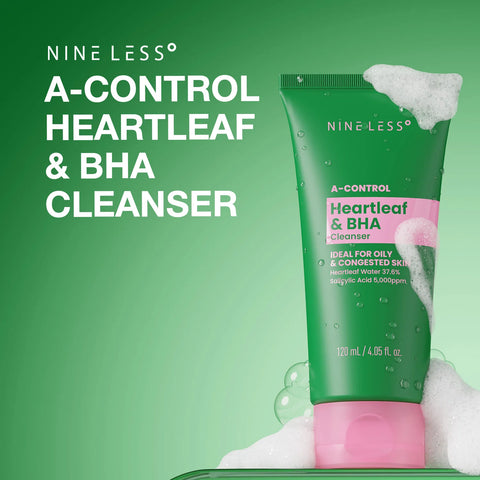 A-Control Heartleaf & BHA Foam Cleanser - 120ml
