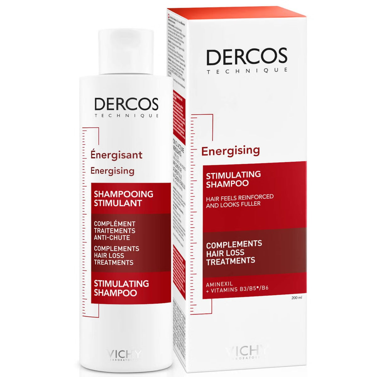 Vichy Dercos Anti-Hair Loss Shampoo for Weak Hair and Sensitive Scalps 200ml