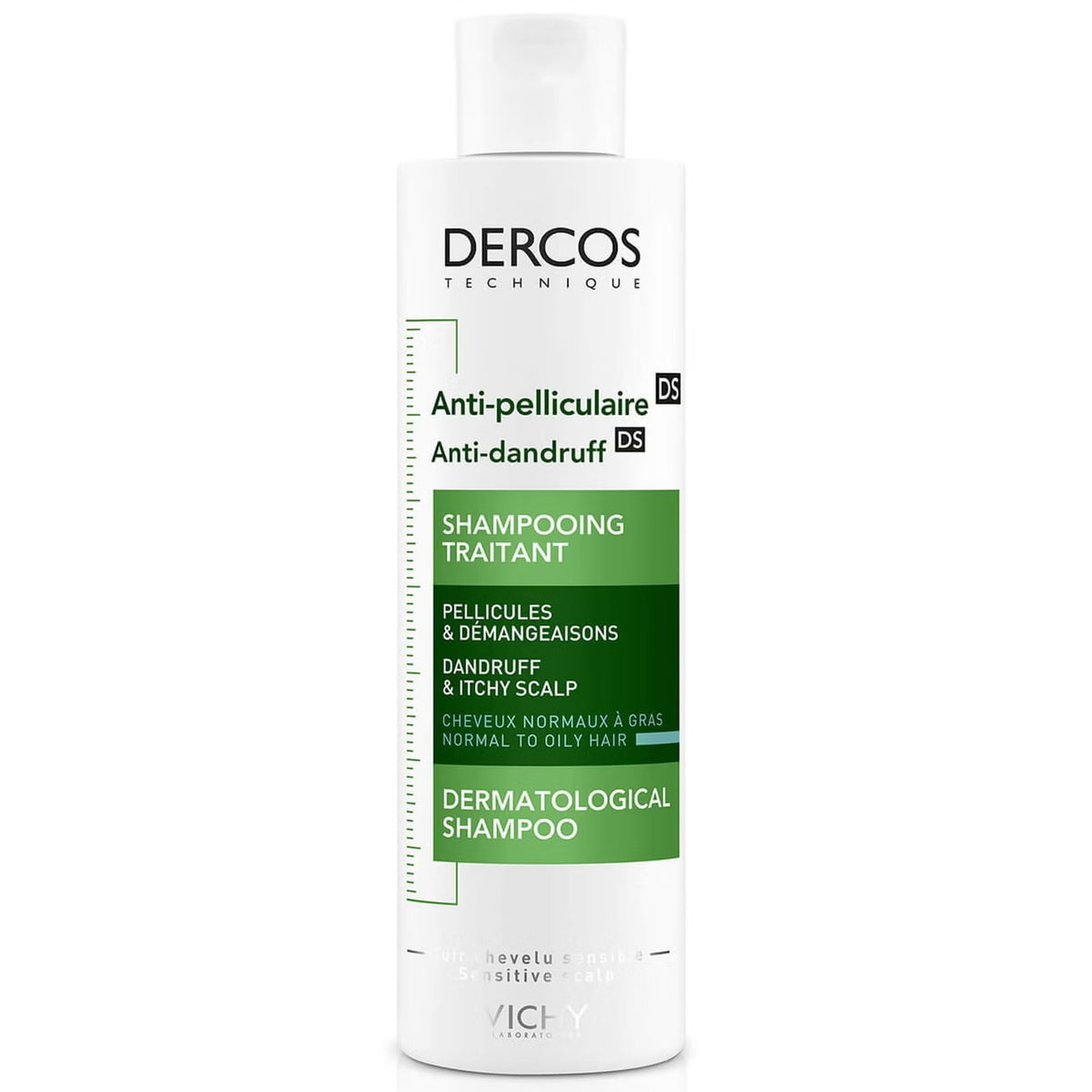 Vichy Dercos Anti-Dandruff Shampoo for Normal to Oily Hair 200ml