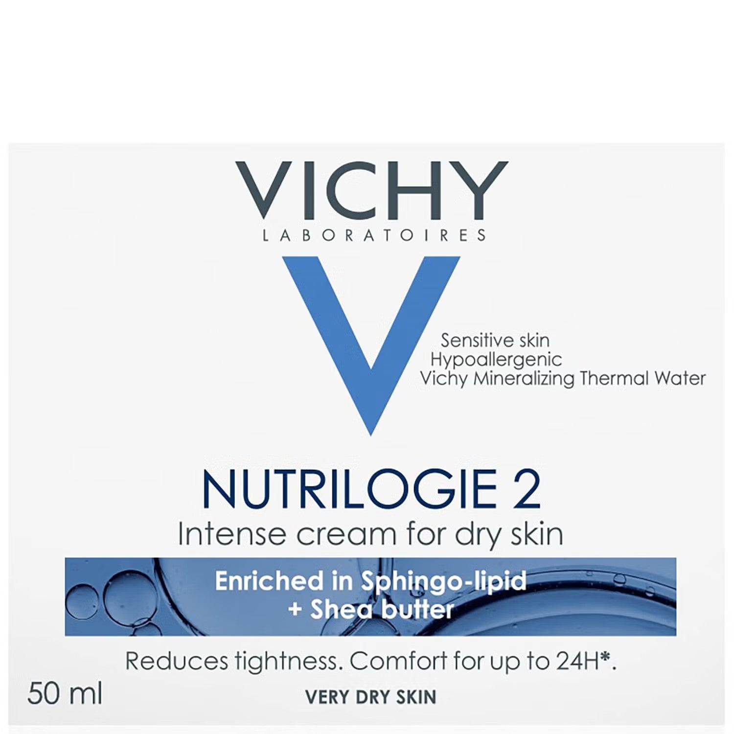 VICHY Nutrilogie 2 Intense Day Cream for Very Dry Skin 50ml