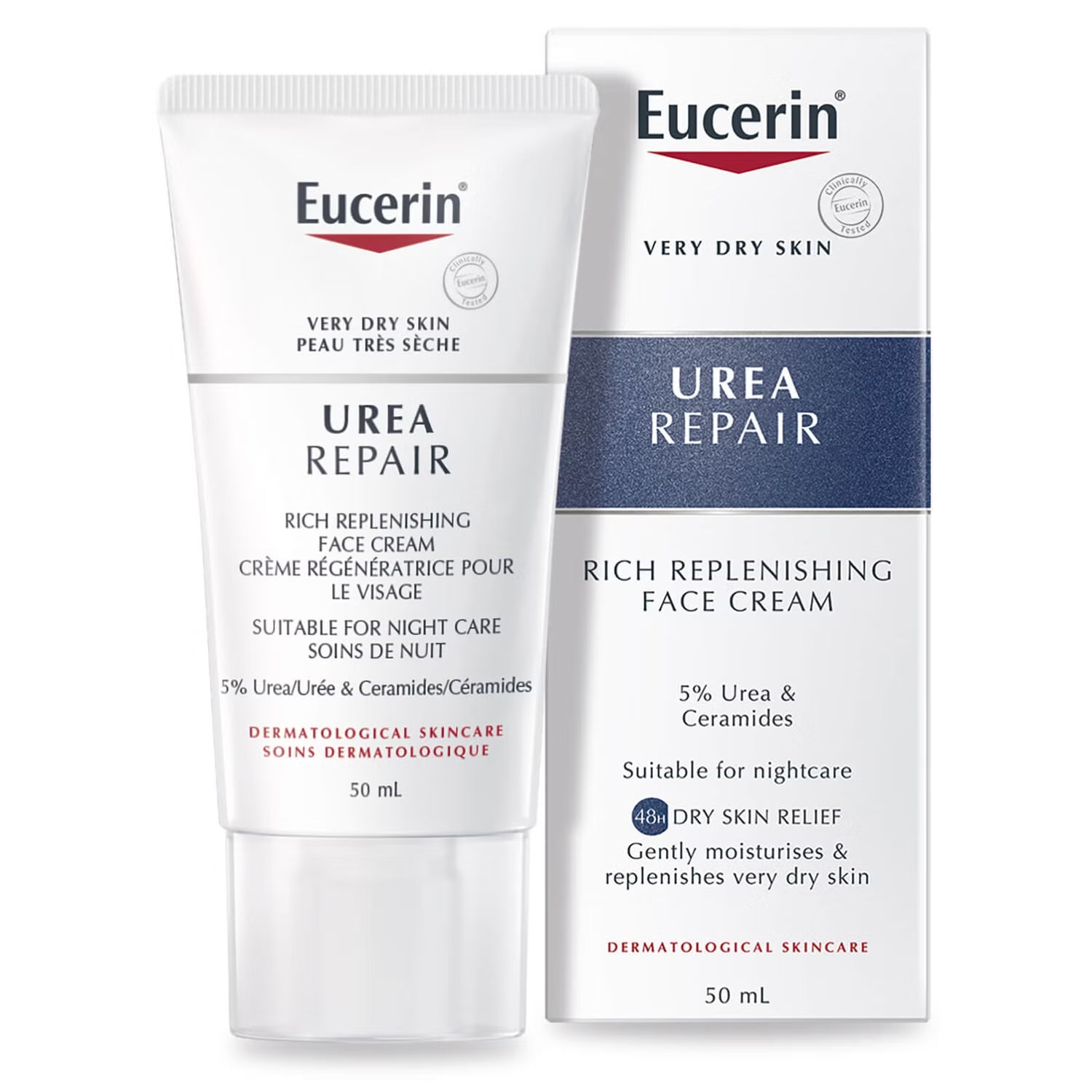 Eucerin UreaRepair Replenishing Face Cream with 5� Urea 50ml