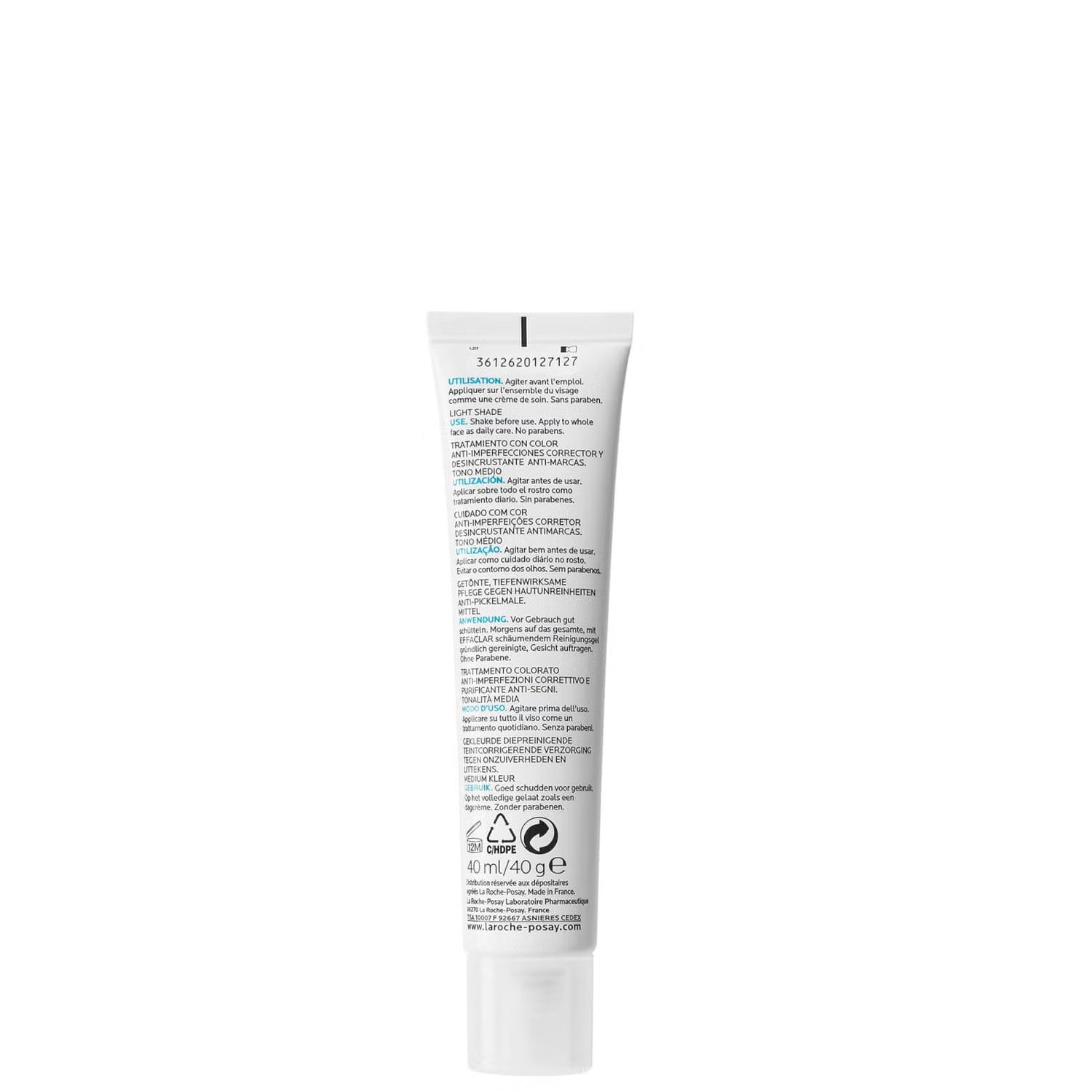 La Roche-Posay Effaclar Duo+ Unifiant Moisturiser 40ml - Light