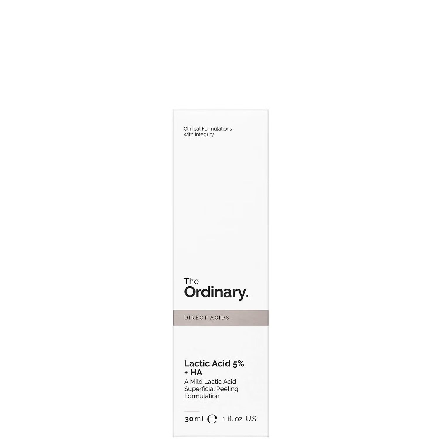 The Ordinary Lactic Acid 5� + HA 2� Superficial Peeling Formulation 30ml