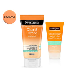 Neutrogena Clear and Defend 2� Salicylic Acid Face Scrub 150ml