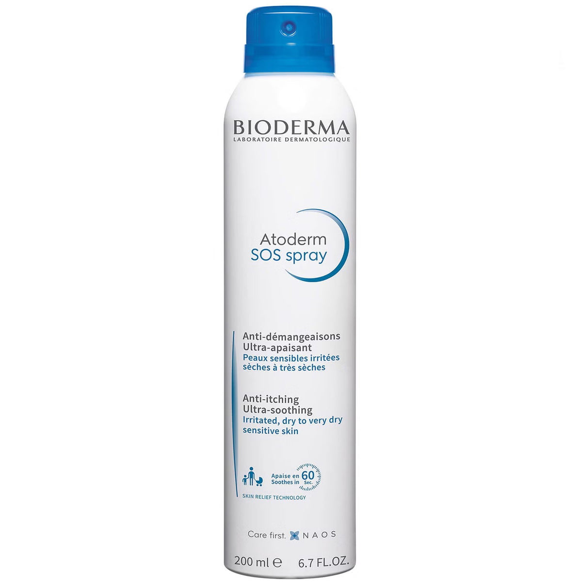 Bioderma Atoderm Anti-Itching and Ultra-Soothing Spray Very Dry Skin 200ml