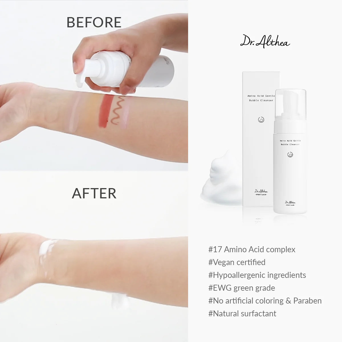 Amino Acid Gentle Bubble Cleanser - 140ml