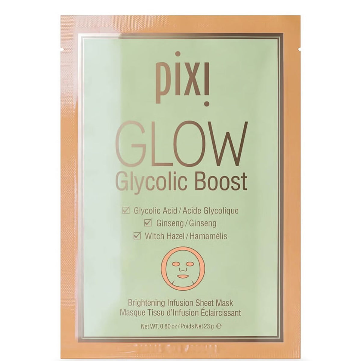 PIXI GLOW Glycolic Acid Boost Sheet Mask (Pack of 3)