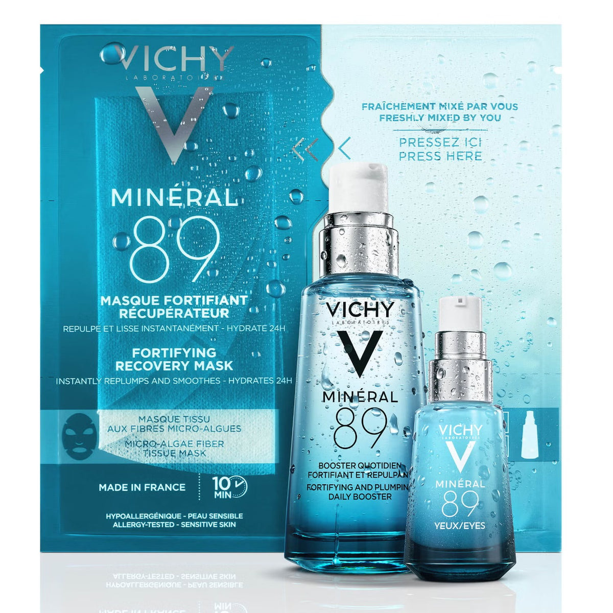 VICHY Minéral 89 Eye Brightening Serum with Hyaluronic Acid & Caffeine 15ml