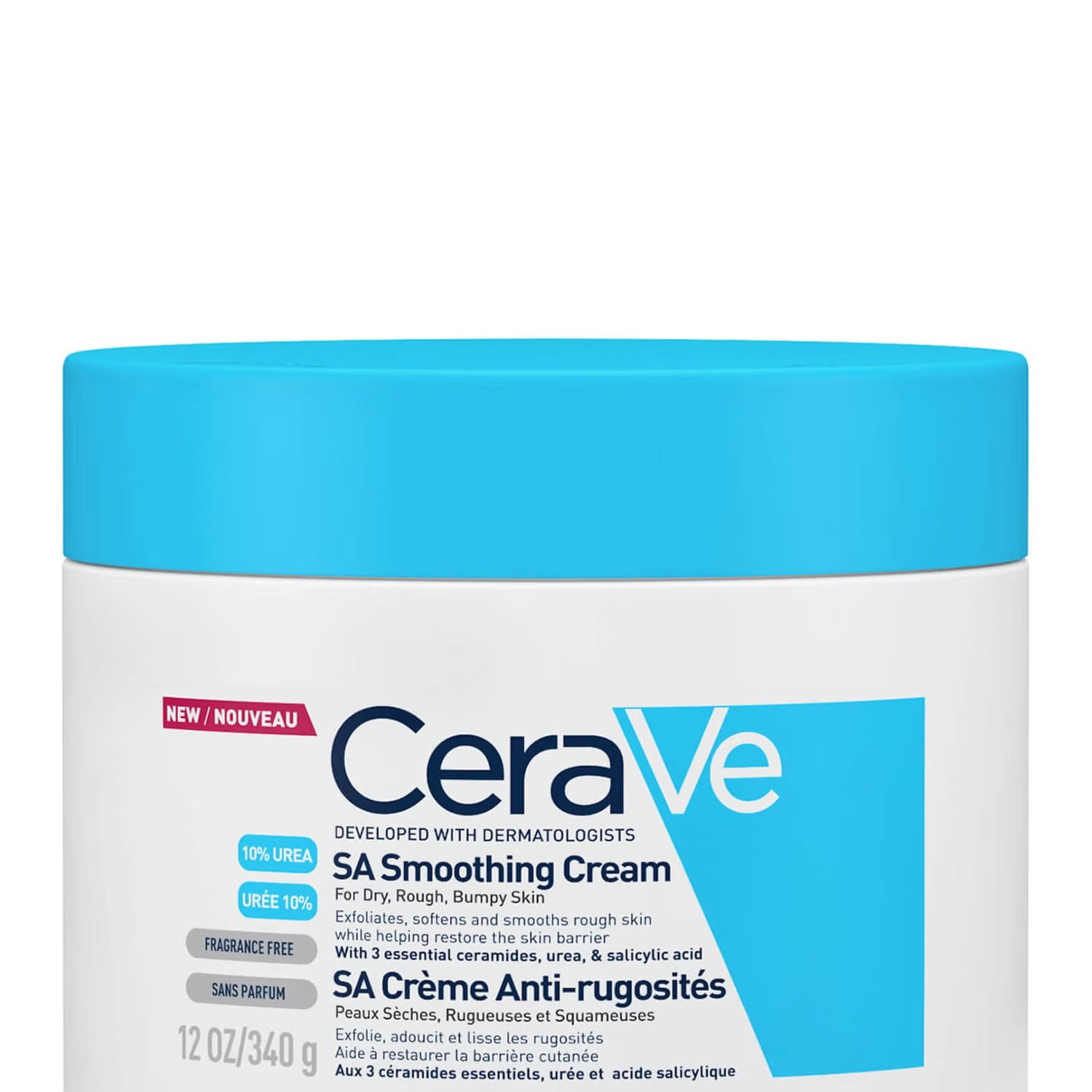 CeraVe SA Smoothing Cream with Salicylic Acid for Dry, Rough & Bumpy Skin 340g