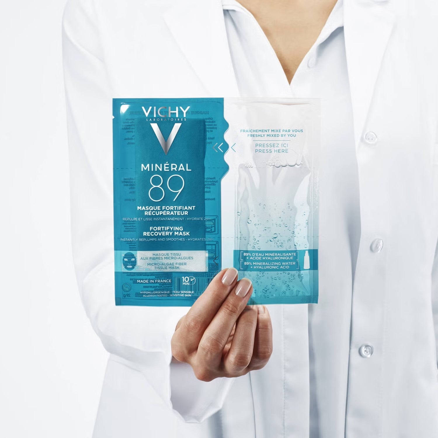 VICHY Minéral 89 Hyaluronic Acid Fortifying Sheet Mask