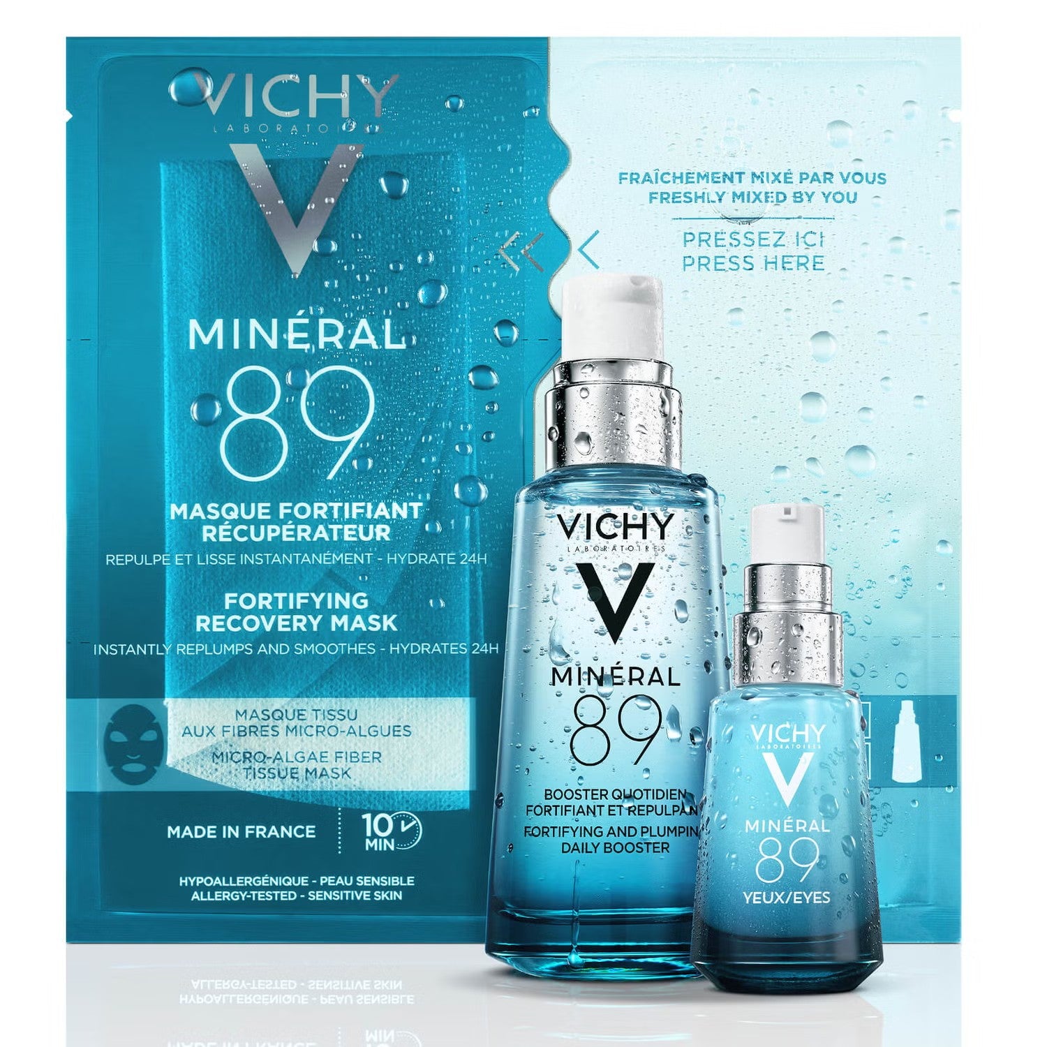 VICHY Minéral 89 Hyaluronic Acid Fortifying Sheet Mask