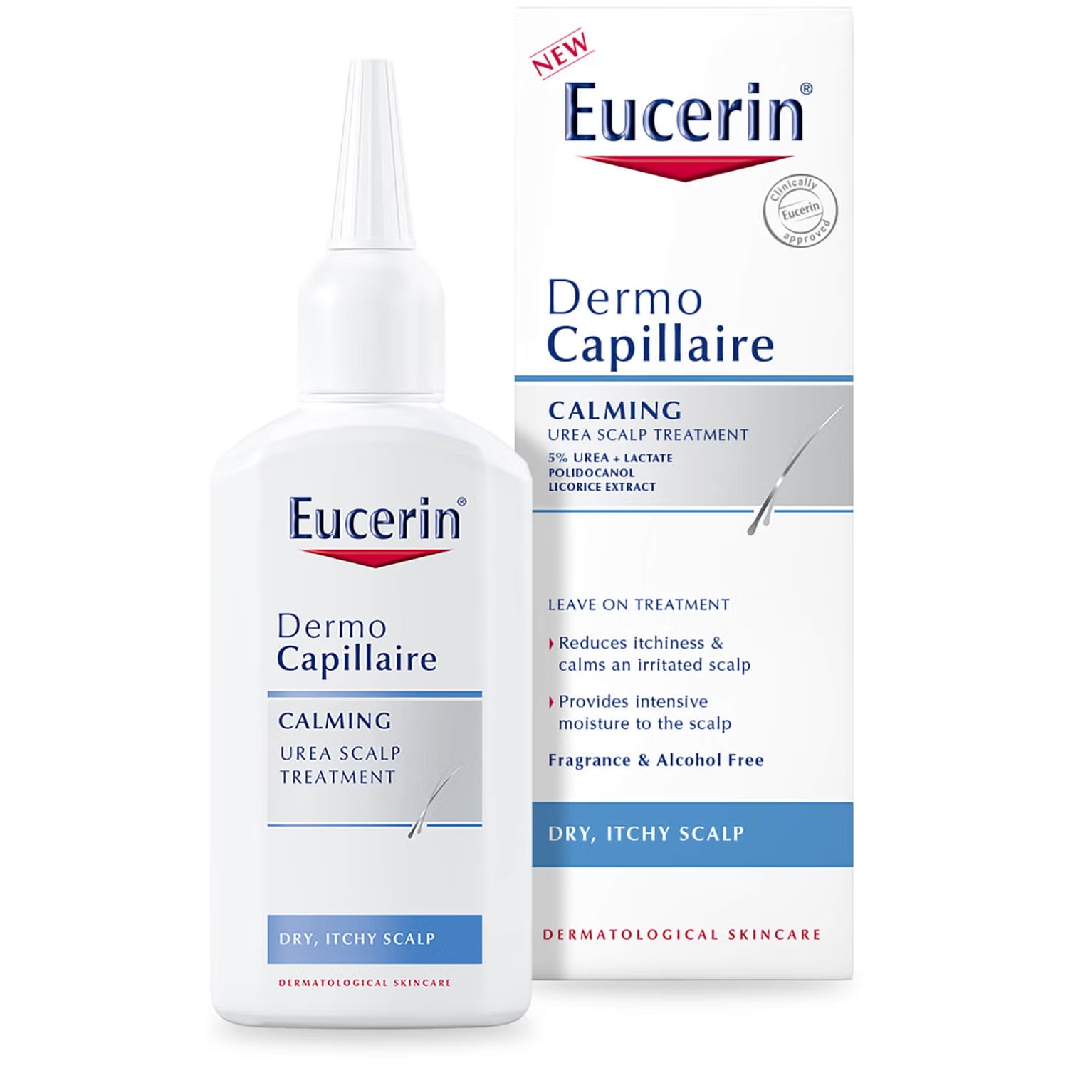 Eucerin DermoCapillaire Calming Urea Scalp Treatment - 5� Urea 100ml