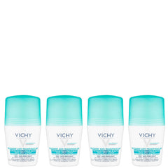 VICHY No Marks Roll-on Deodorant Set 4 x 50ml