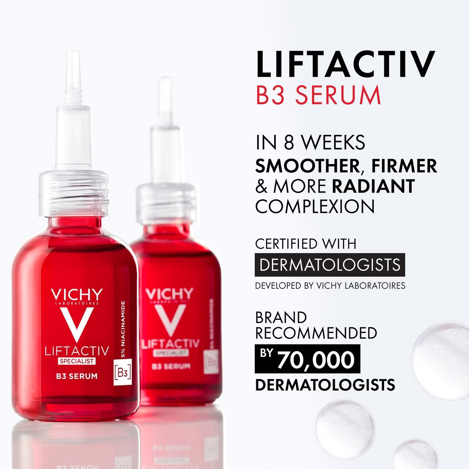 VICHY Liftactiv Specialist B3 5� Niacinamide & AHA Complex Dark Spots & Pigmentation Serum 30ml