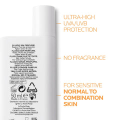 La Roche-Posay Anthelios UVMune 400 Invisible Fluid Non-Perfumed Suncream SPF50+ 50ml