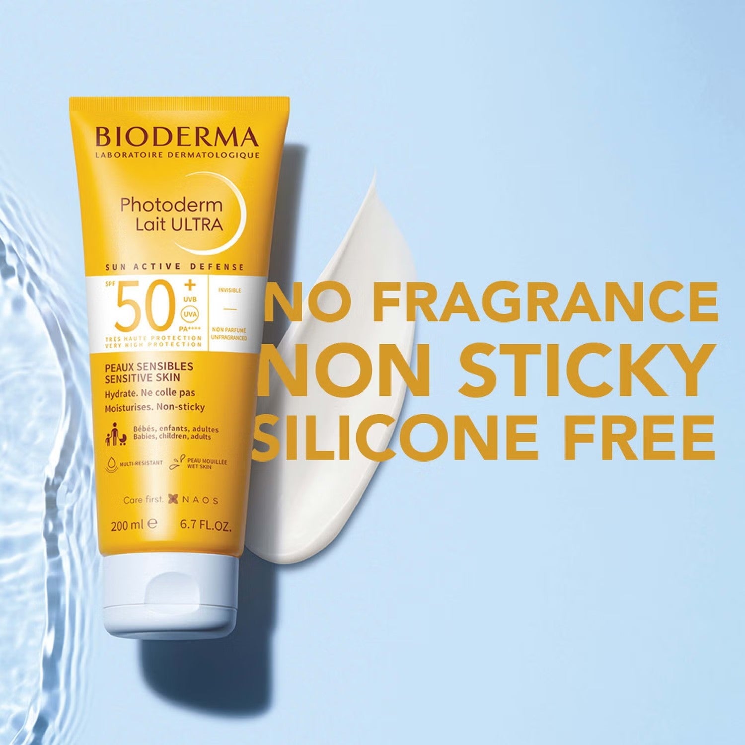 Bioderma Photoderm Lait Ultra SPF50+ Very High Protection Sunscreen 200ml