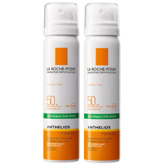 La Roche-Posay Anthelios Anti-Shine Sun Protection Invisible SPF50+ Face Mist 75ml Duo