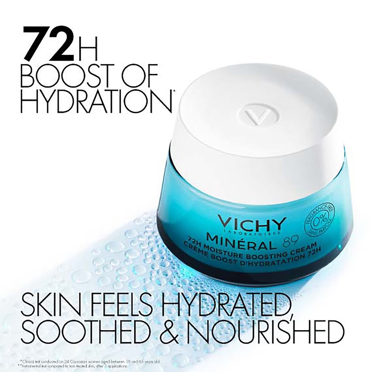 Vichy Minéral 89 72Hr Hyaluronic Acid and Squalane Moisture Boosting Cream 50ml