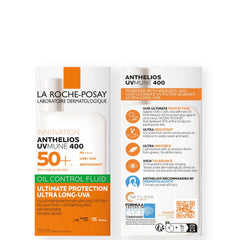 La Roche-Posay Anthelios Oil Control Fluid SPF50+ for Oily Blemish-Prone Skin 50ml