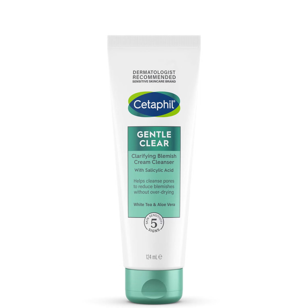 Cetaphil Gentle Clear Clarifying Blemish Face Wash for Sensitive Skin 124ml