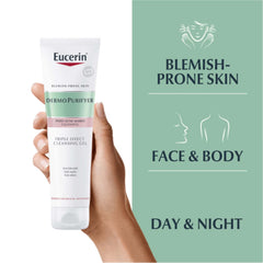 Eucerin DermoPurifyer Anti-Blemish Triple Effect Cleansing Gel 150ml