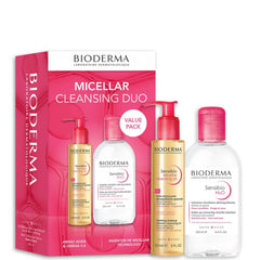 Bioderma Exclusive Sensibio Cleansing Oil and H2O Duo