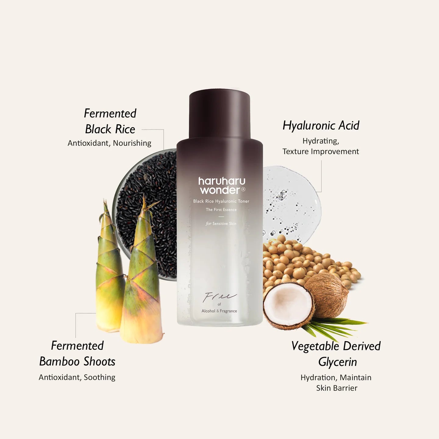 Black Rice Hyaluronic Toner - 150ml