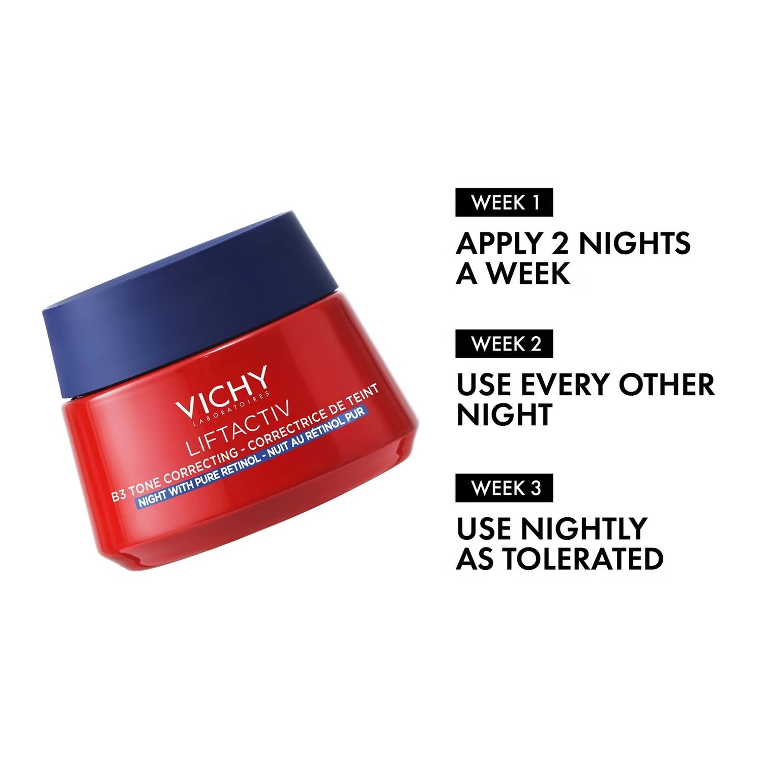 Vichy Liftactiv B3 Tone Correcting Night Cream with Pure Retinol 50ml