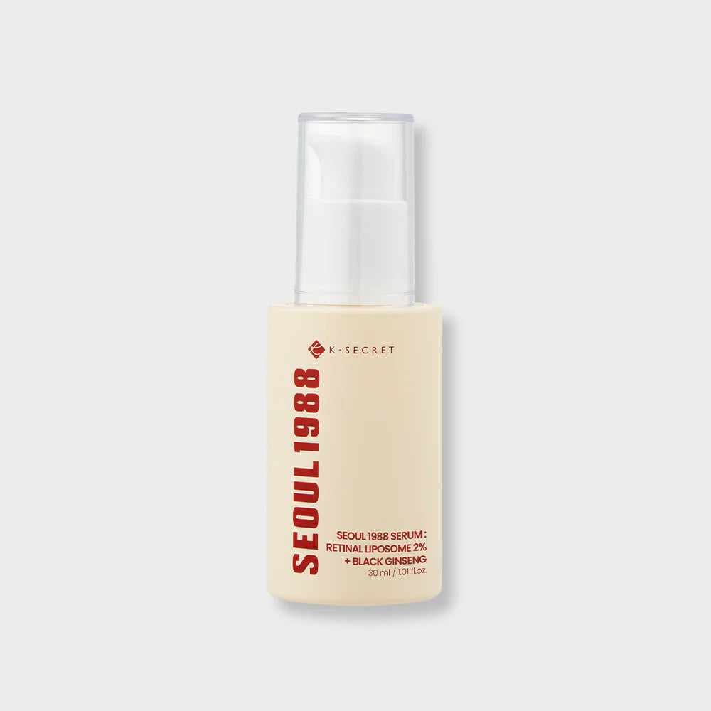 SEOUL 1988 Serum: Retinal Liposome 2% + Black Ginseng - 30ml
