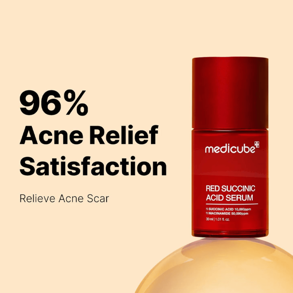Red Succinic Acid Serum - 30ml