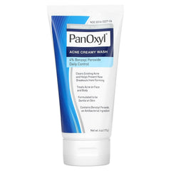 PanOxyl Acne Creamy Wash Benzoyl Peroxide 4% Daily Control 5 fl oz