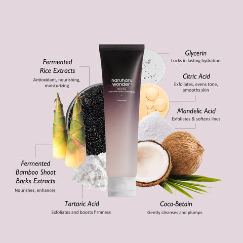 Black Rice Triple AHA Gentle Cleansing Gel - 100ml