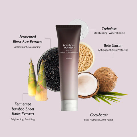 Black Rice Moisture 5.5 Soft Cleansing Gel - 100ml