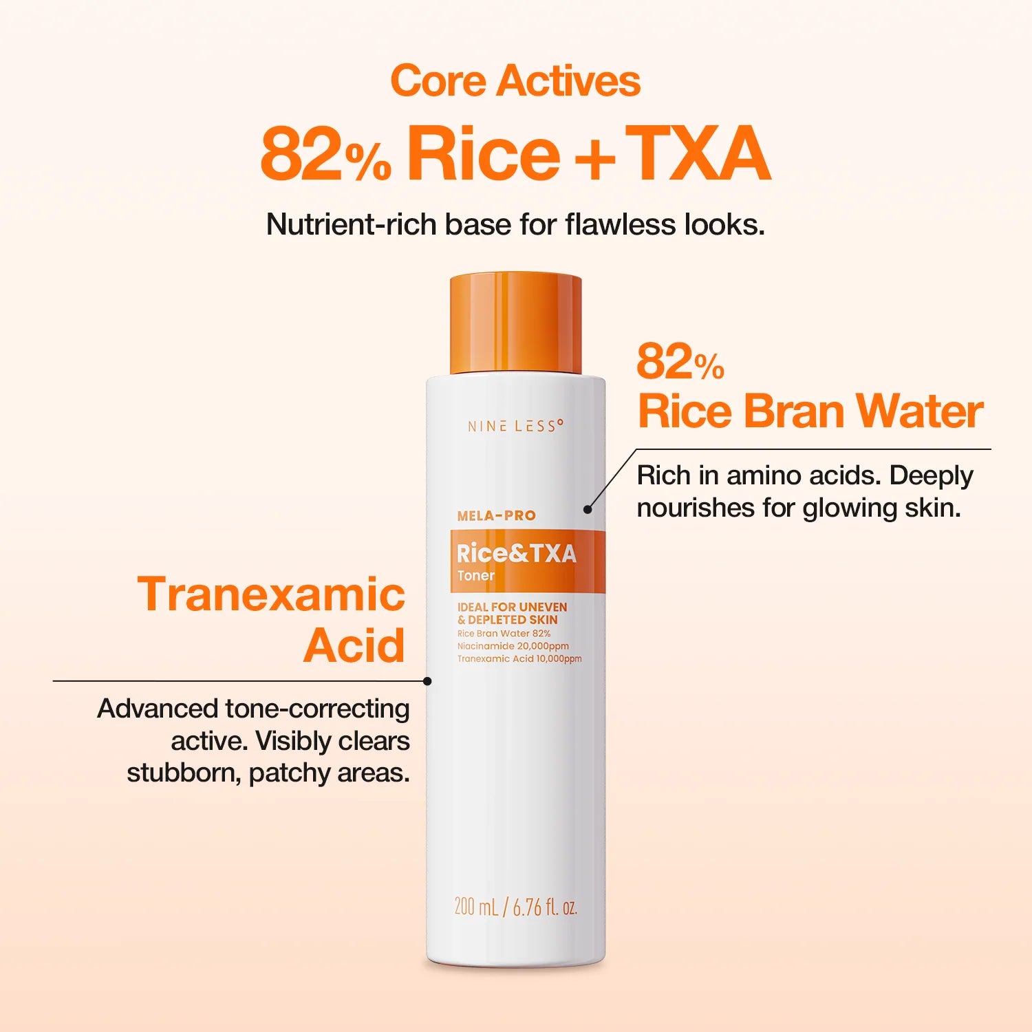 MELA-PRO Rice & TXA Toner - 200ml