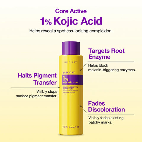 B-BOOST 1% Kojic Acid Toner - 200ml
