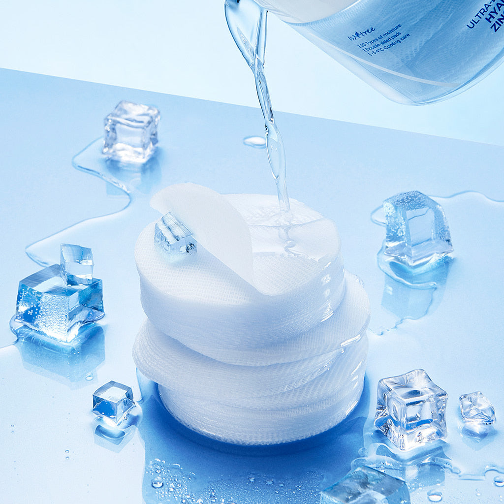 Ultra-Low Molecular Hyaluronic Acid Zinc Cooling Pad - 60 Pads