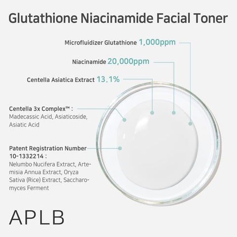 Glutathione Niacinamide Facial Toner - 160ml