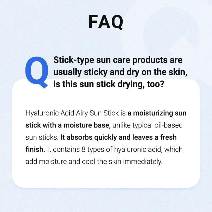 Hyaluronic Acid Airy Sun Stick SPF 50+ - 22g
