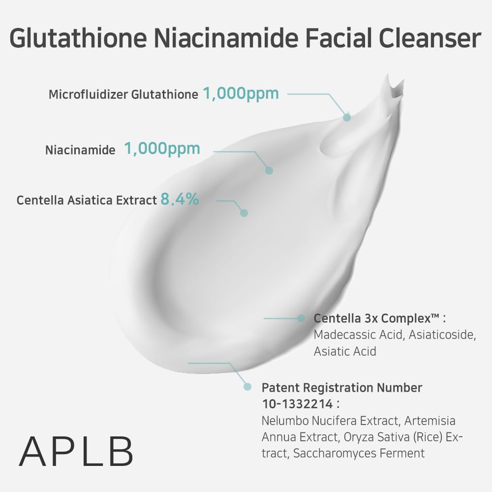 Glutathione Niacinamide Facial Cleanser - 80ml