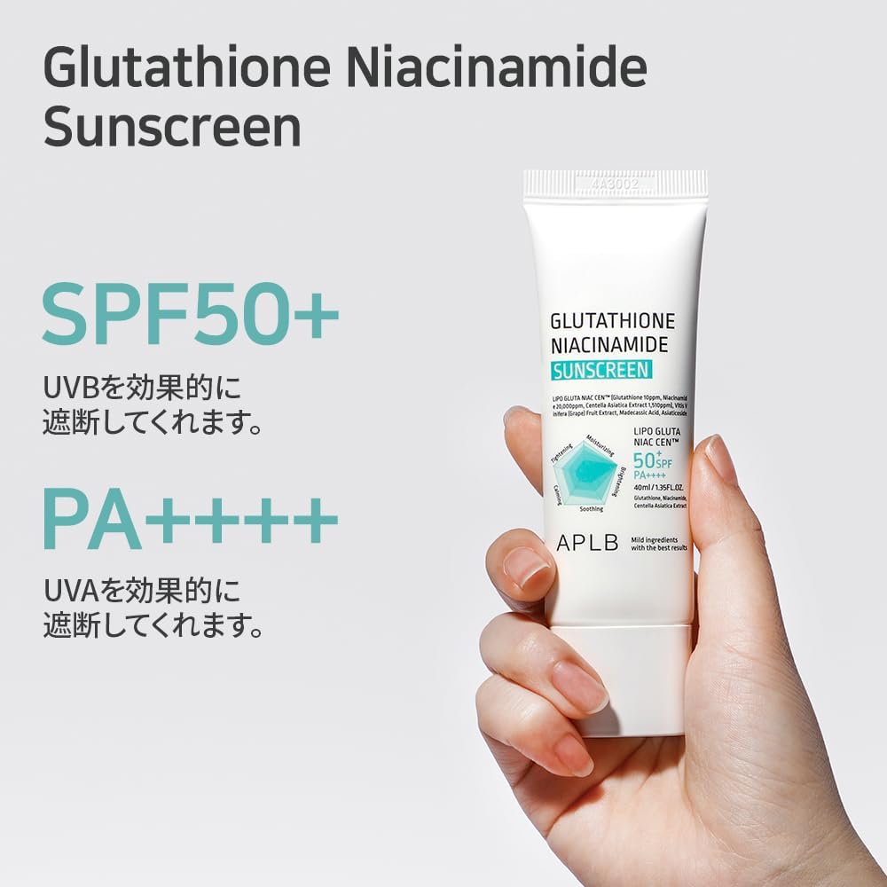 Glutathione Niacinamide Sunscreen SPF50+ PA++++ - 40ml