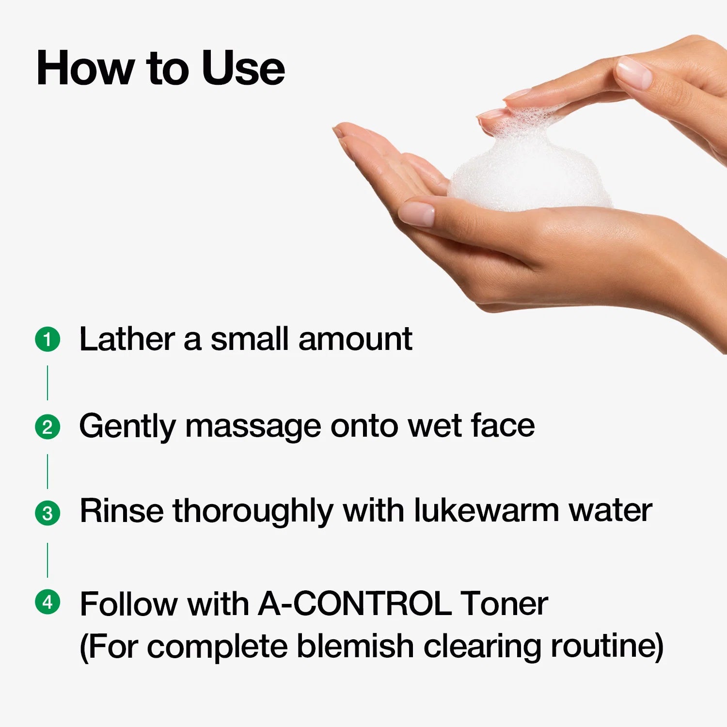 A-Control Heartleaf & BHA Foam Cleanser - 120ml