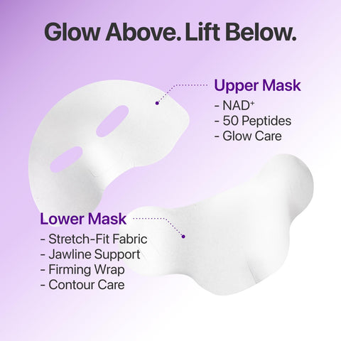 No.9 NAD+ BIO Lifting-sil Full Face Mask - 4 Sheets