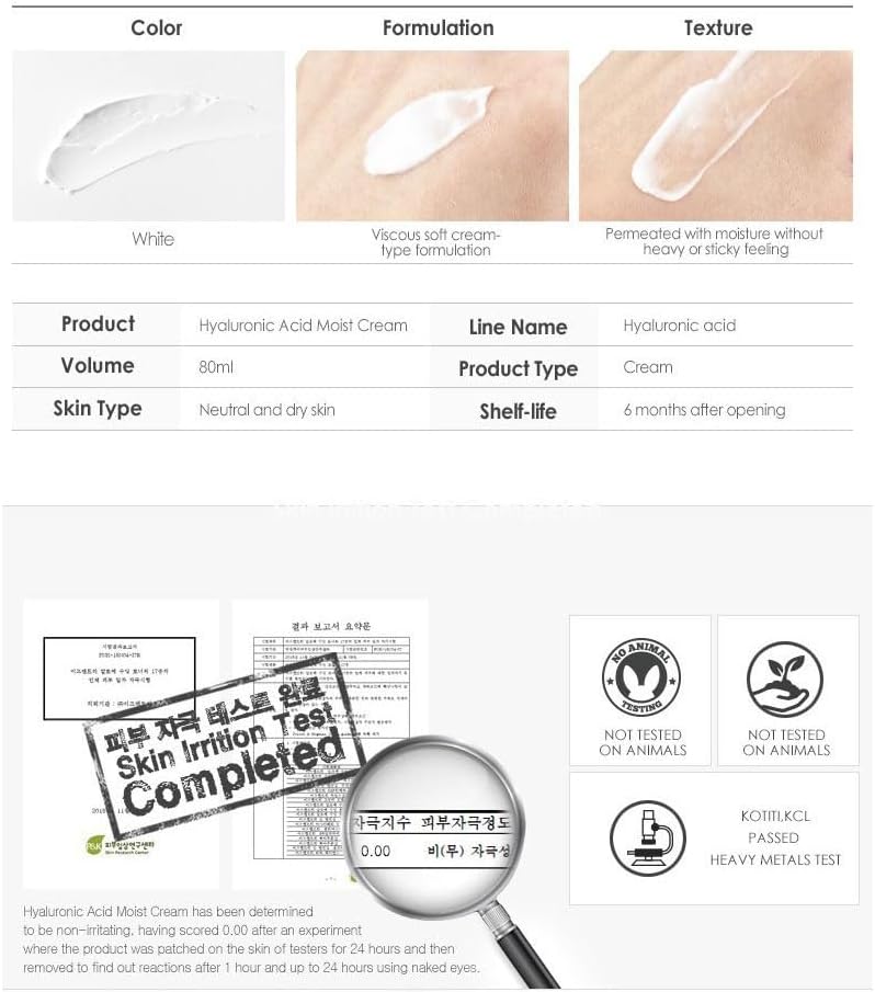 Hyaluronic Acid Moist Cream - 100ml