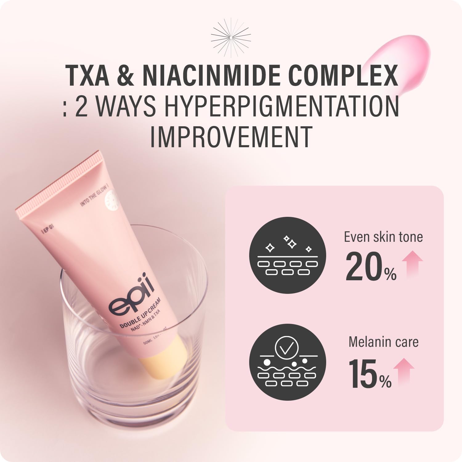 Double Up Cream NAD+ NMN & TXA - 50ml