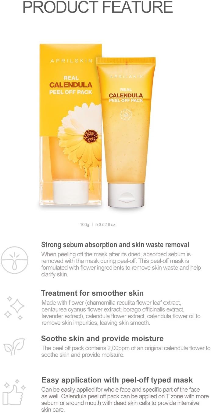 Real Calendula Peel Off Pack - 100g