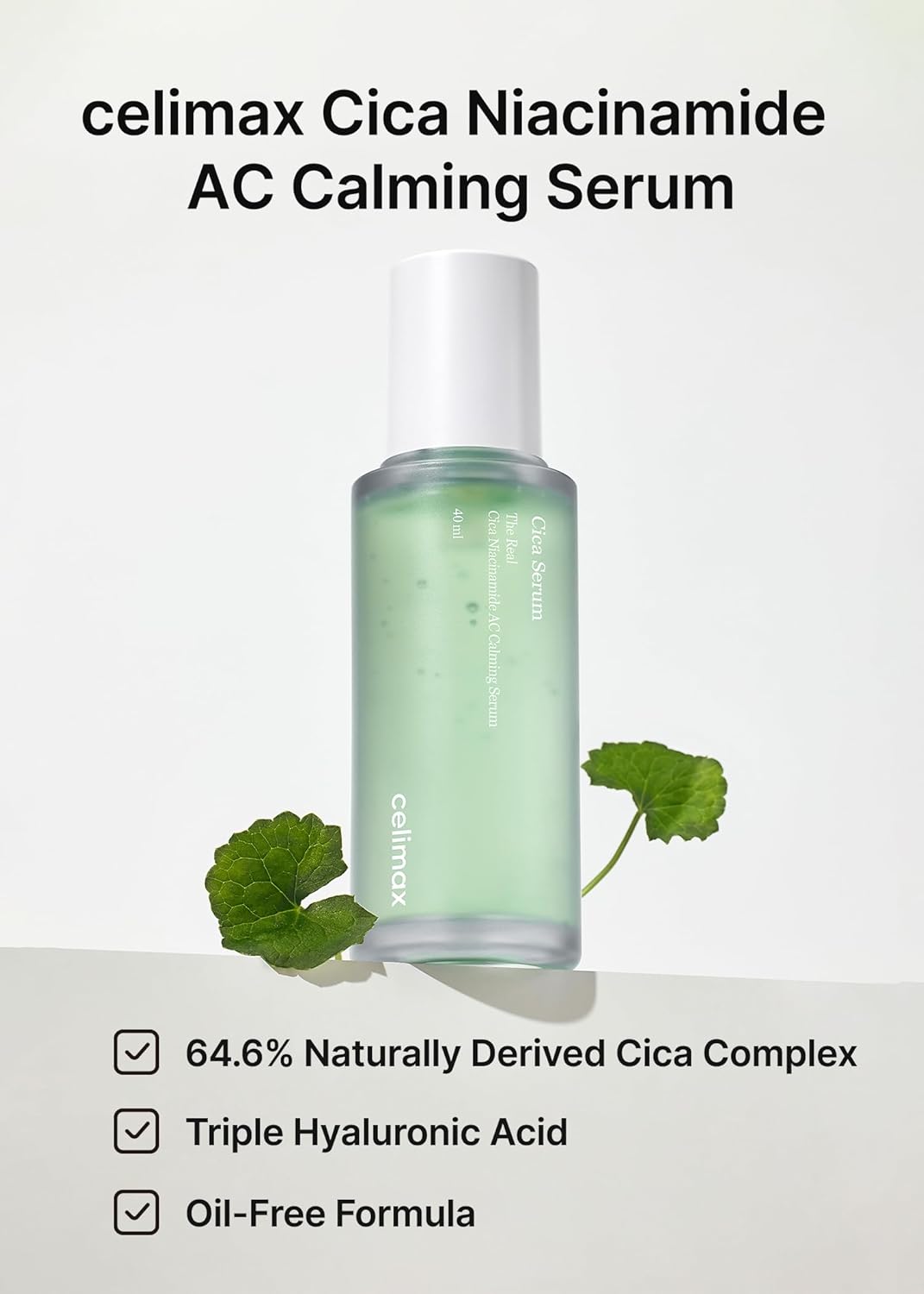 The Real Cica Niacinamide AC Calming Serum - 40ml