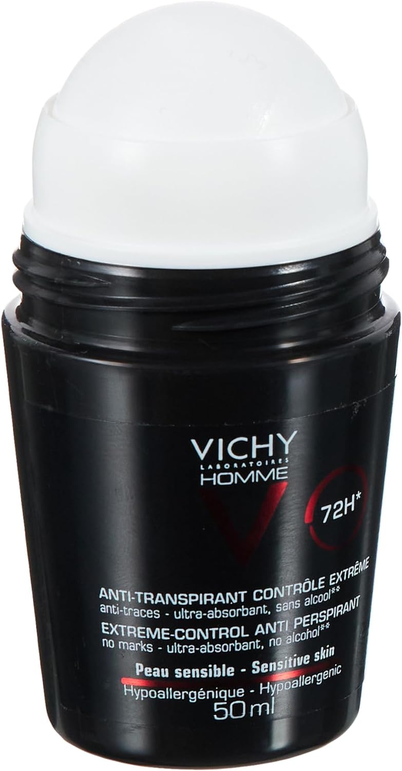 Vichy Homme Anti Perspirant Soothing Effect Deodorant, 50 ml